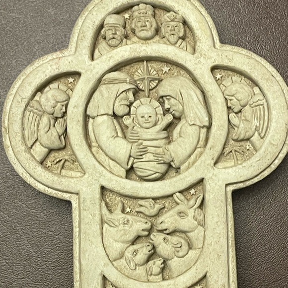 Nativity scene in concrete by Carruth. - Picture 10 of 12